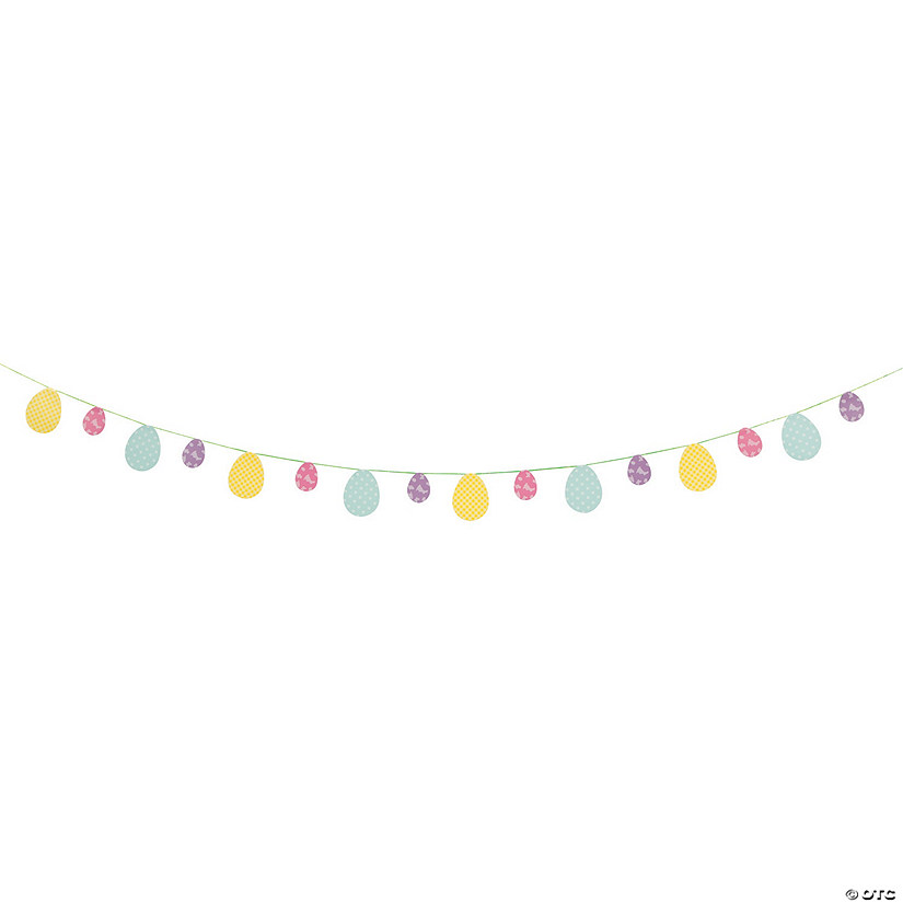 Easter Silhouette Egg Garland - Discontinued