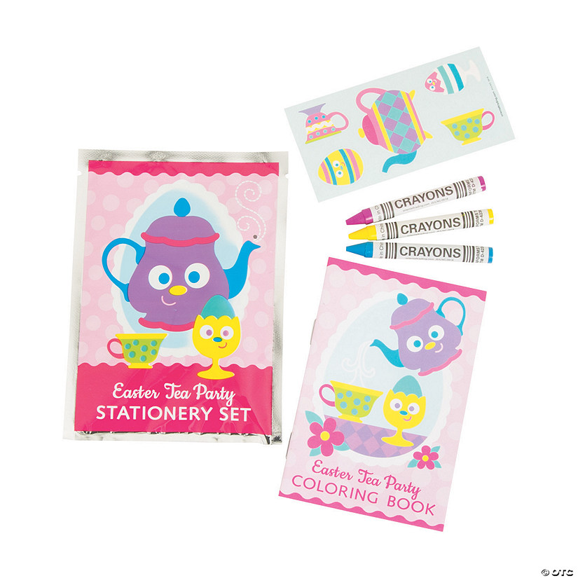 Easter Tea Party Stationery Sets Oriental Trading