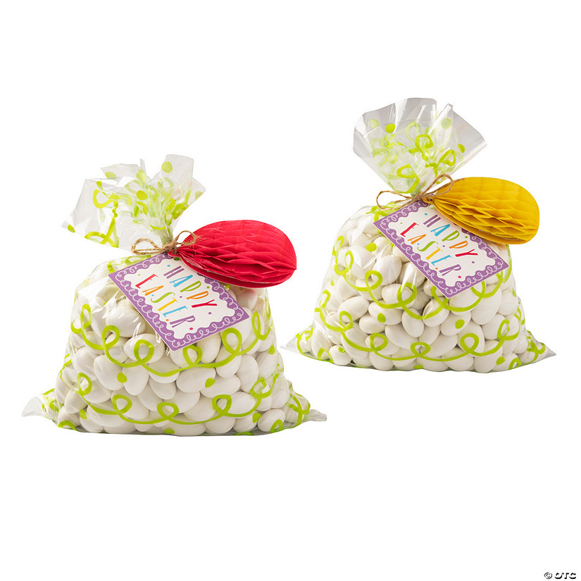 Easter Treat Cellophane Bag Kit 12 Pc. Oriental Trading
