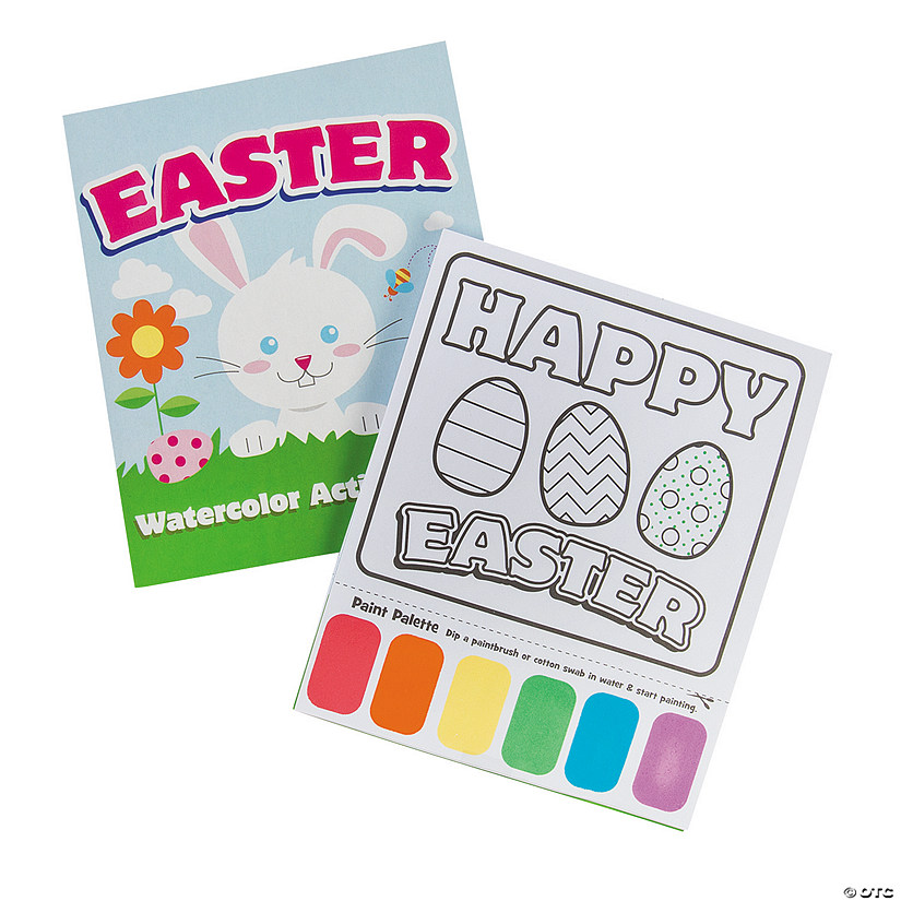 Easter Watercolor Paint Activity Books Discontinued