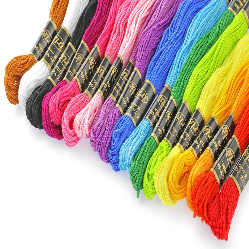 EBL Embroidery Floss Pack 36pc Pastel Image