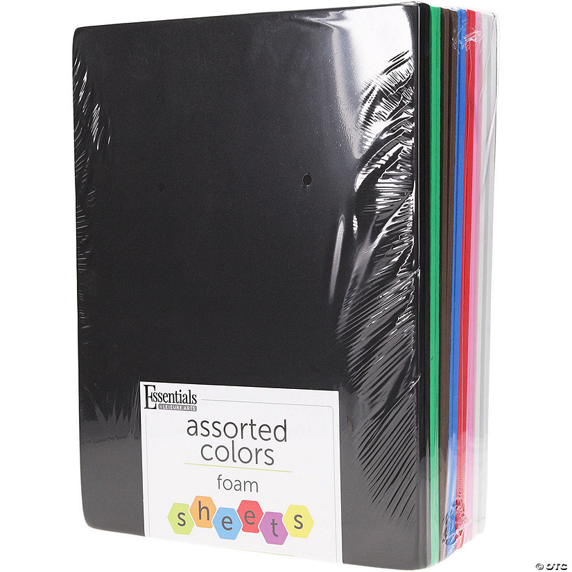 EBL Foam Sheets 9x12" 6mm 15pc Ast Image
