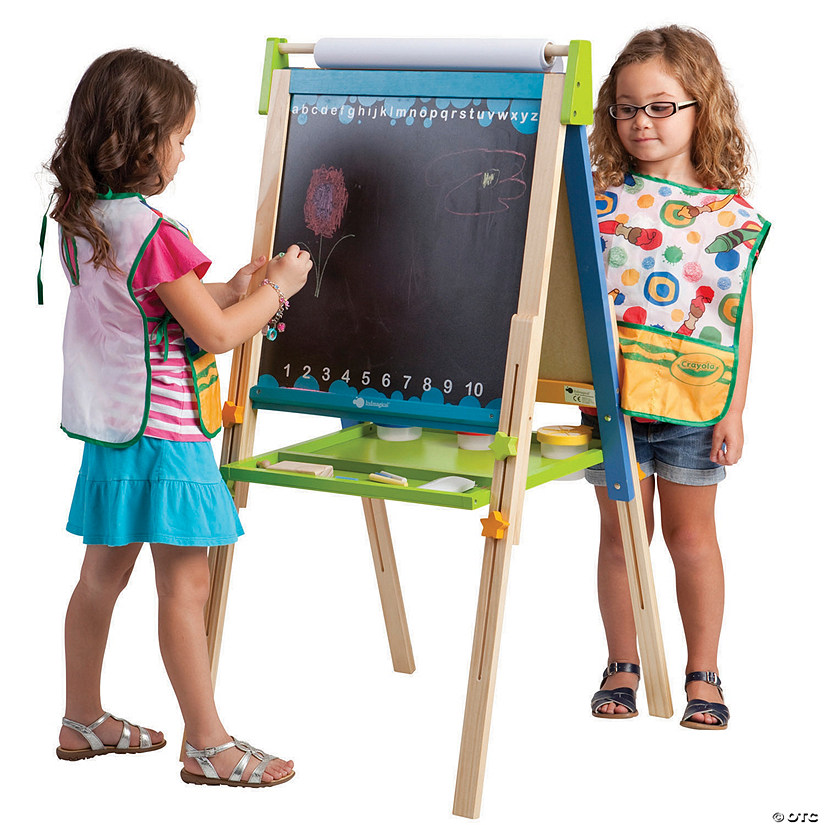 ECR4Kids 3in1 Premium Standing Adjustable Art Easel with