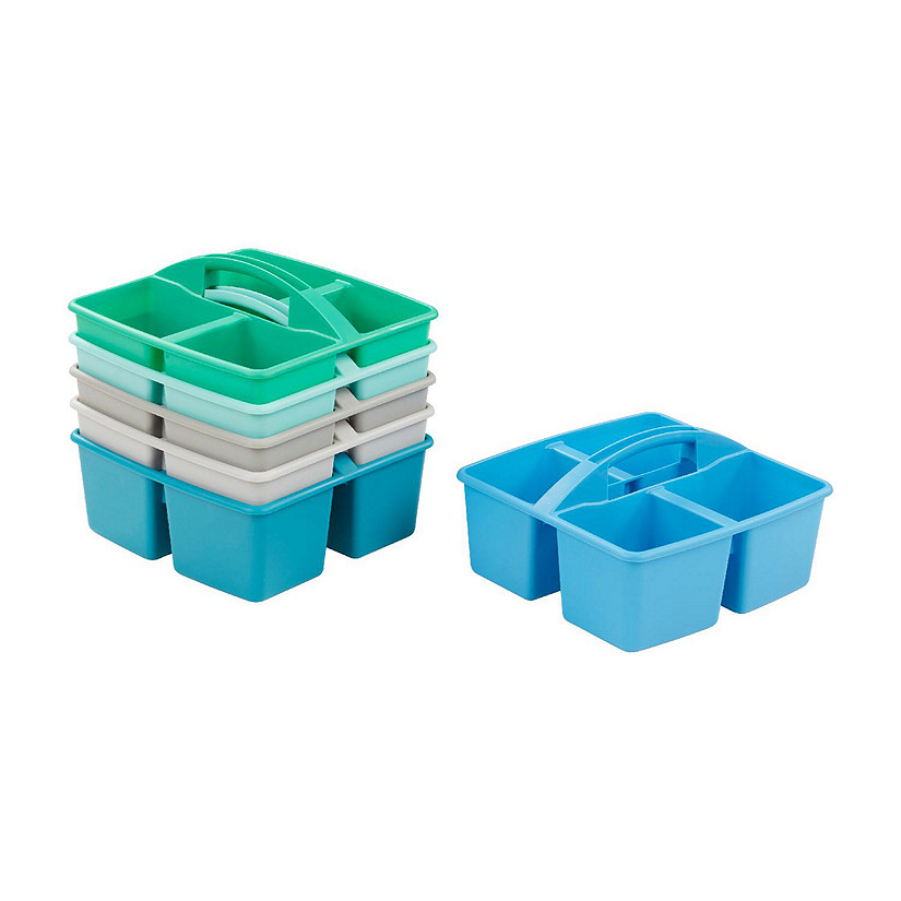 ECR4Kids 4-Compartment Medium Caddy, Contemporary, 6-Pack Image