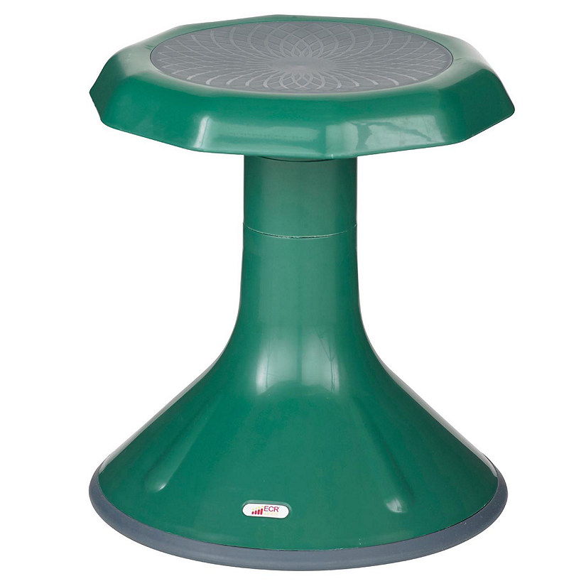 ECR4Kids ACE Active Core Engagement Wobble Stool, 15-Inch Seat Height, Green Image