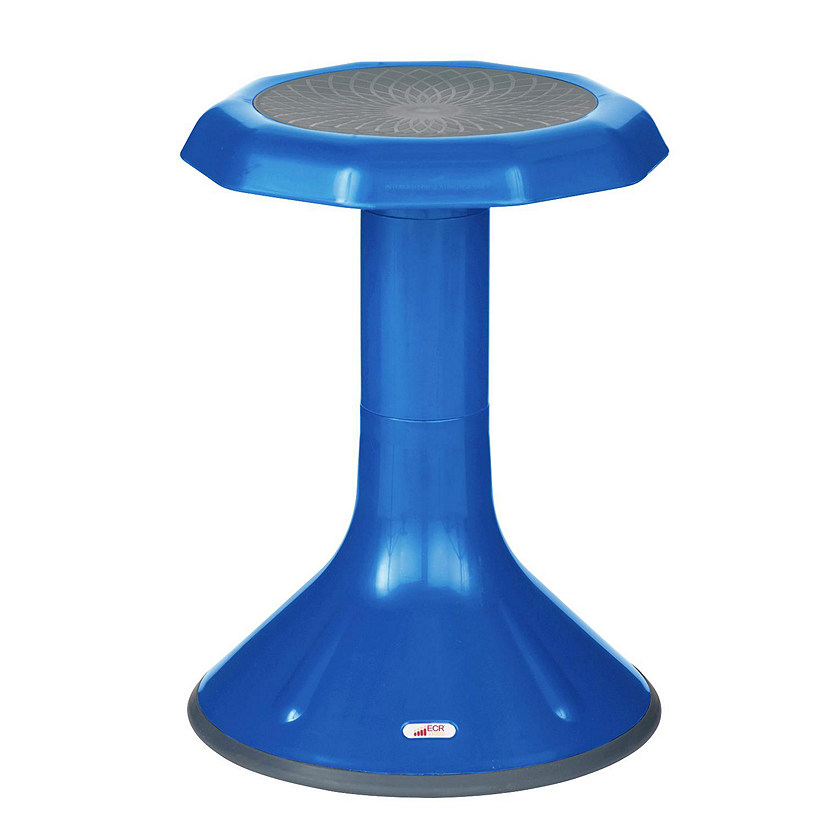 ECR4Kids ACE Active Core Engagement Wobble Stool, 18-Inch Seat Height, Blue Image