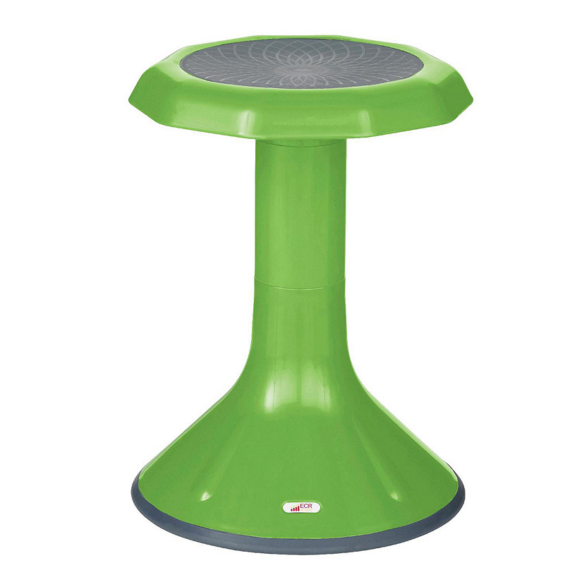 ECR4Kids ACE Active Core Engagement Wobble Stool, 18-Inch Seat Height, Flexible Seating, Grassy Green Image
