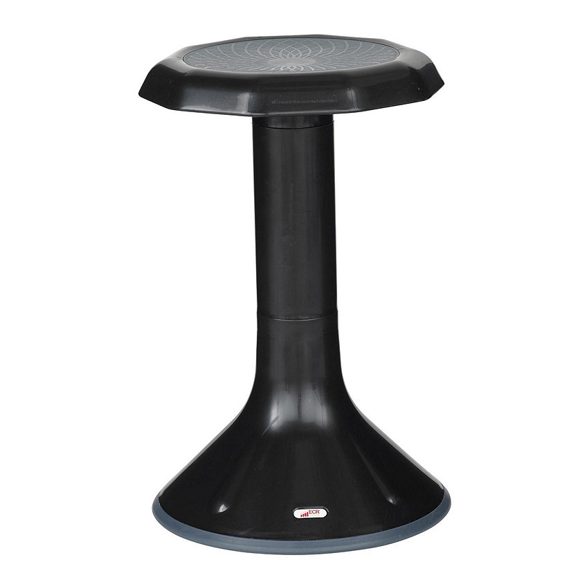 ECR4Kids ACE Active Core Engagement Wobble Stool, 20-Inch Seat Height, Black Image