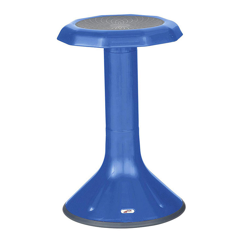 ECR4Kids ACE Active Core Engagement Wobble Stool, 20-Inch Seat Height, Flexible Seating, Blue Image