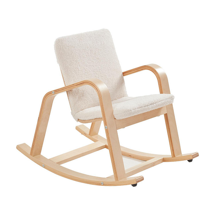 ECR4Kids Bentwood Rocking Chair with Cushion, Kids Furniture, Natural Image