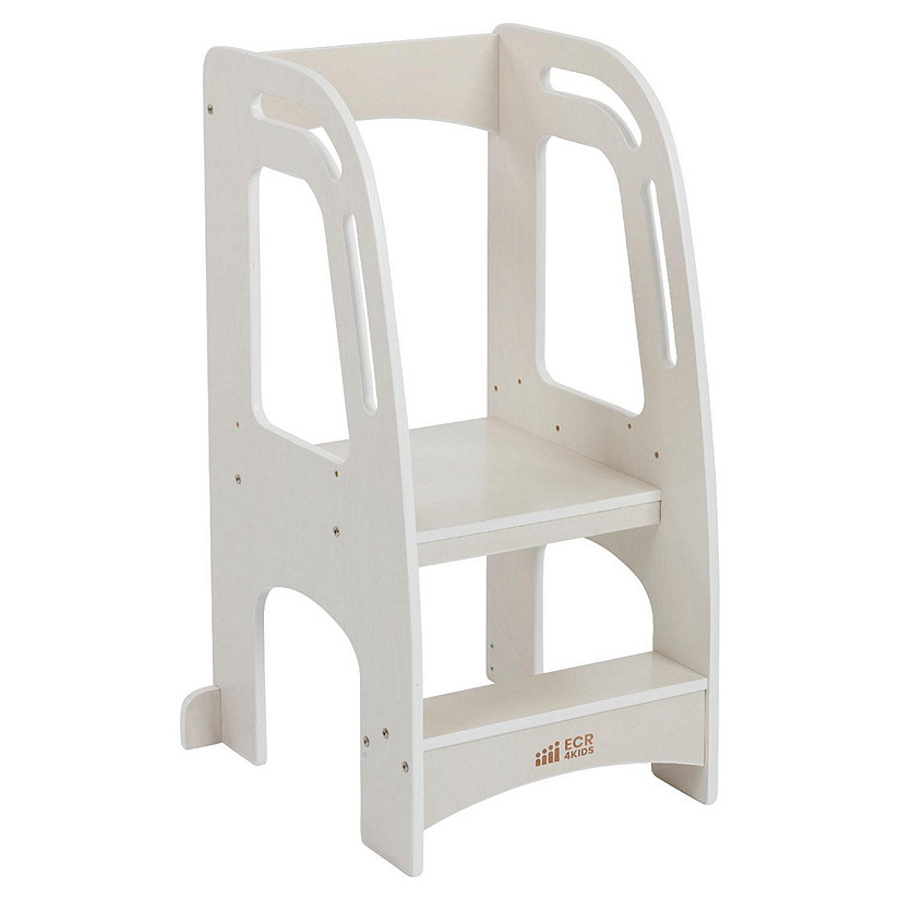 ECR4Kids Chef's Helper Kitchen Tower, White Wash Image
