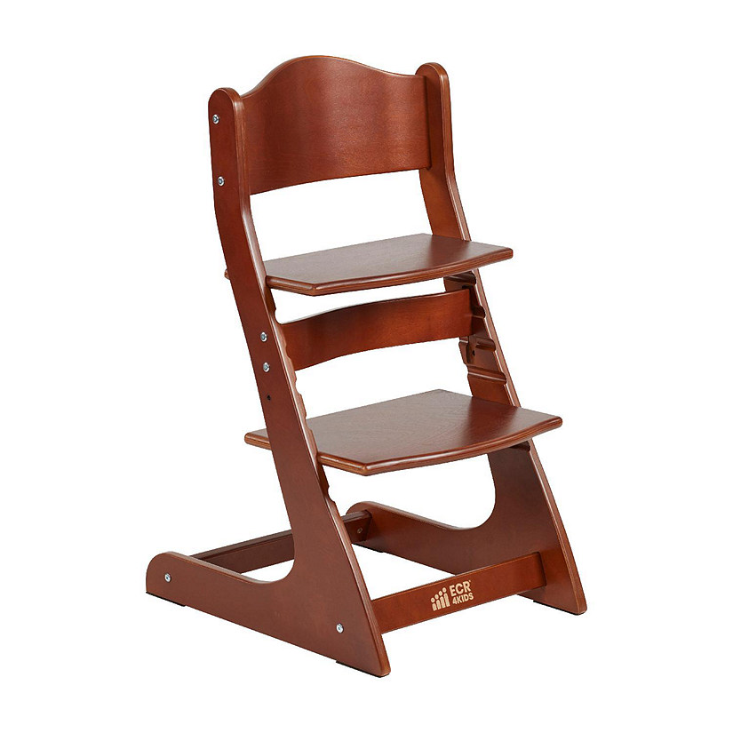 ECR4Kids Grows with Me Chair, Dark Walnut Image