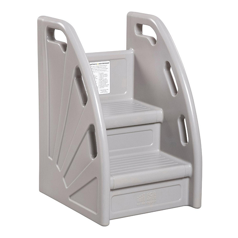 ECR4Kids Kiddie Climb Step Stool, Grey Image