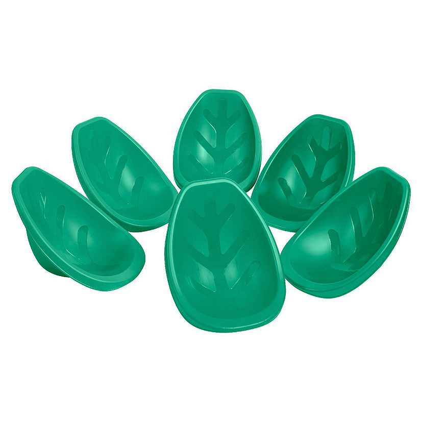 ECR4Kids Leaf Floor Seat, Emerald, 6-Piece Image