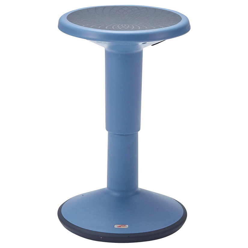 ECR4Kids SitWell Wobble Stool, Adjustable Height, Active Seating, Powder Blue Image