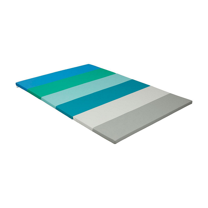 ECR4Kids SoftZone 6-Section Rainbow Runway Activity Mat, Contemporary Image