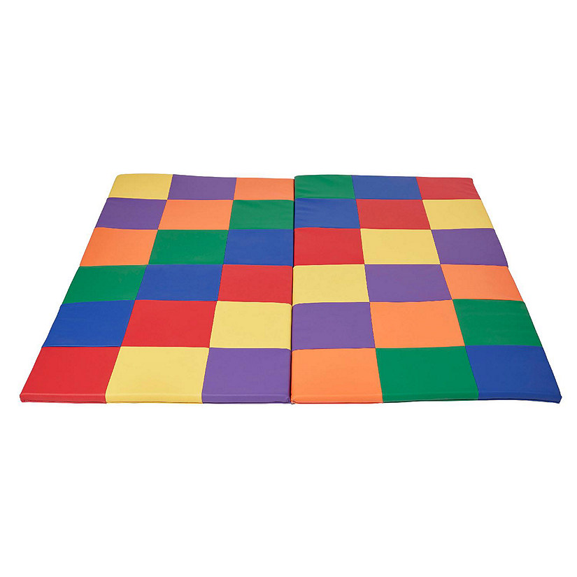 ECR4Kids SoftZone Patchwork Activity Mat, Assorted Image