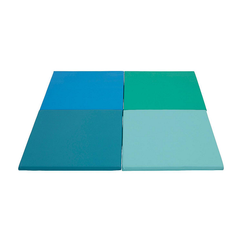 ECR4Kids SoftZone Play Patch Activity Mat Squares, Contemporary, 4-Pack ...