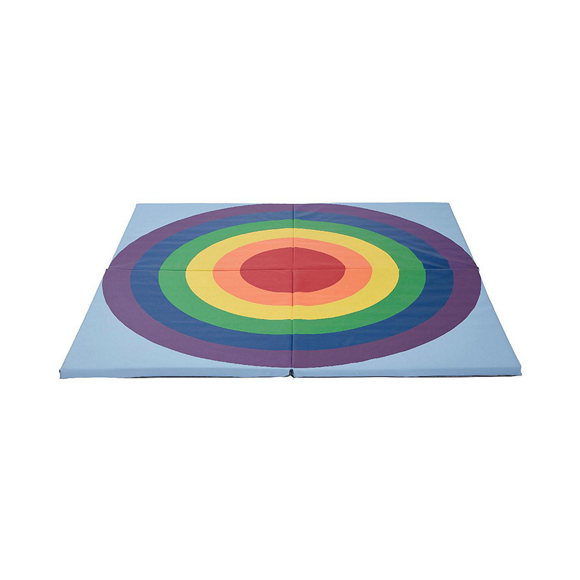 ECR4Kids SoftZone Rainbow Activity Mat, Rainbow Image