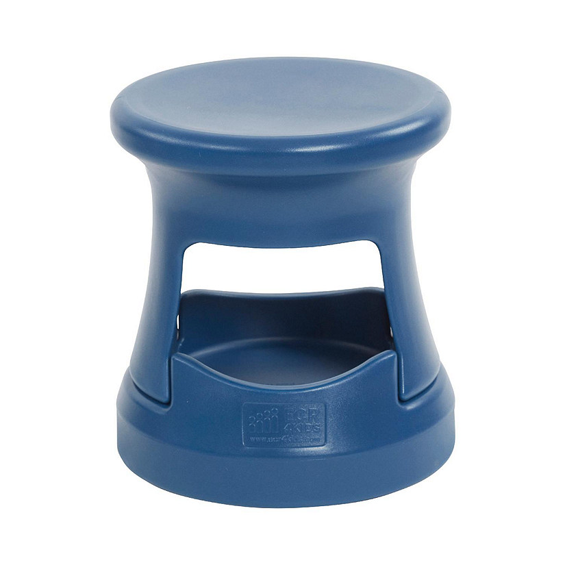 ECR4Kids Storage Wobble Stool, 15in Seat Height, Active Seating, Navy Image