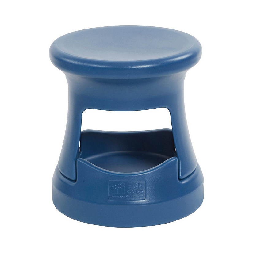 ECR4Kids Storage Wobble Stool, 15in Seat Height, Navy Image