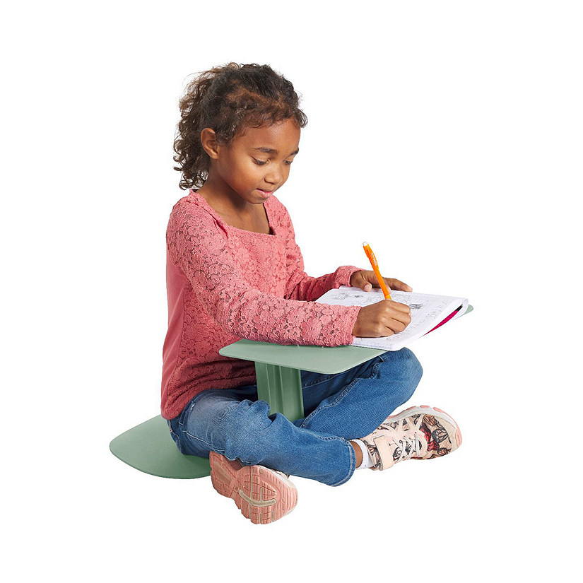 ECR4Kids The Surf Portable Lap Desk, Flexible Seating, Sage, 10-Pack Image