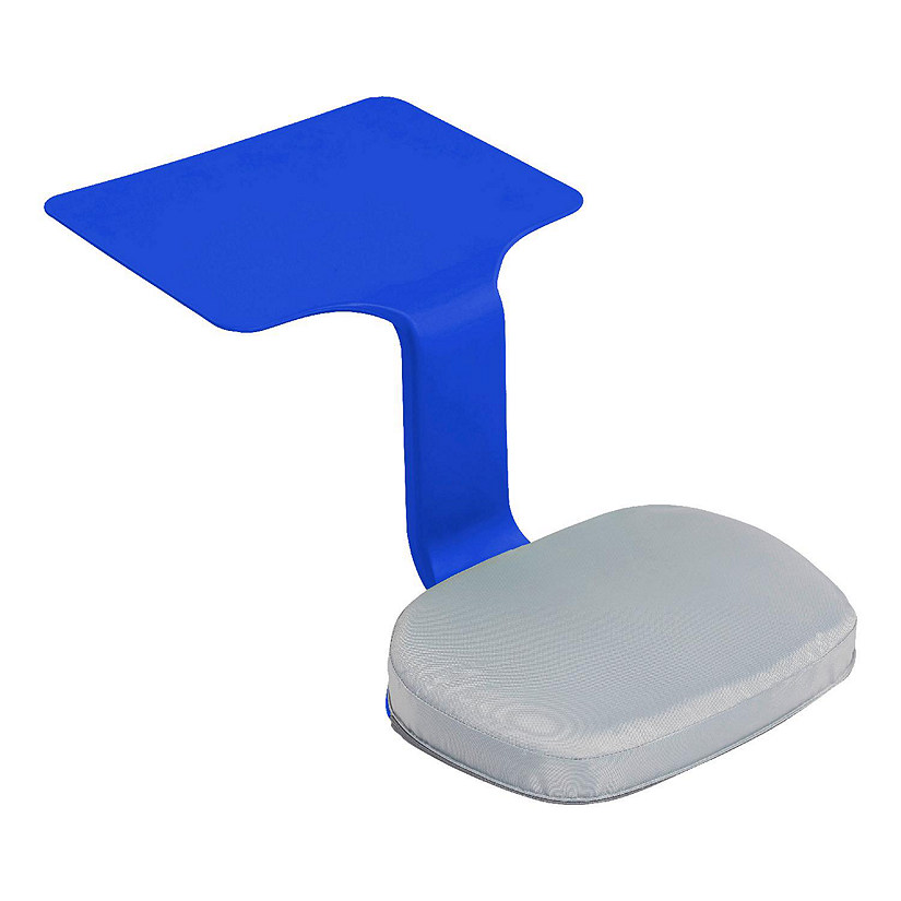 ECR4Kids The Surf Portable Lap Desk with Cushion	, Flexible Seating, Blue, 10-Piece Image