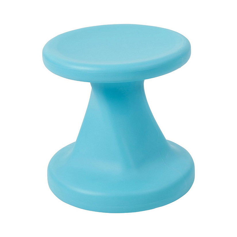 ECR4Kids Twist Wobble Stool, 14in Seat Height, Active Seating, Cyan Image