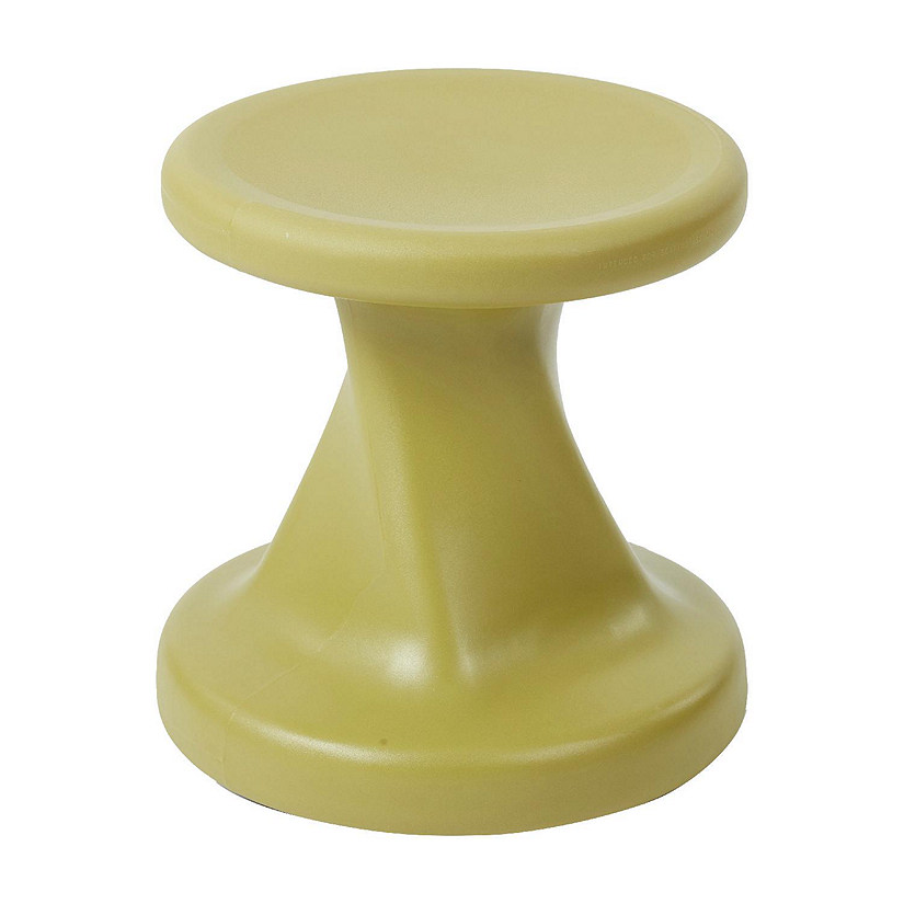 ECR4Kids Twist Wobble Stool, 14in Seat Height, Active Seating, Fern Green Image
