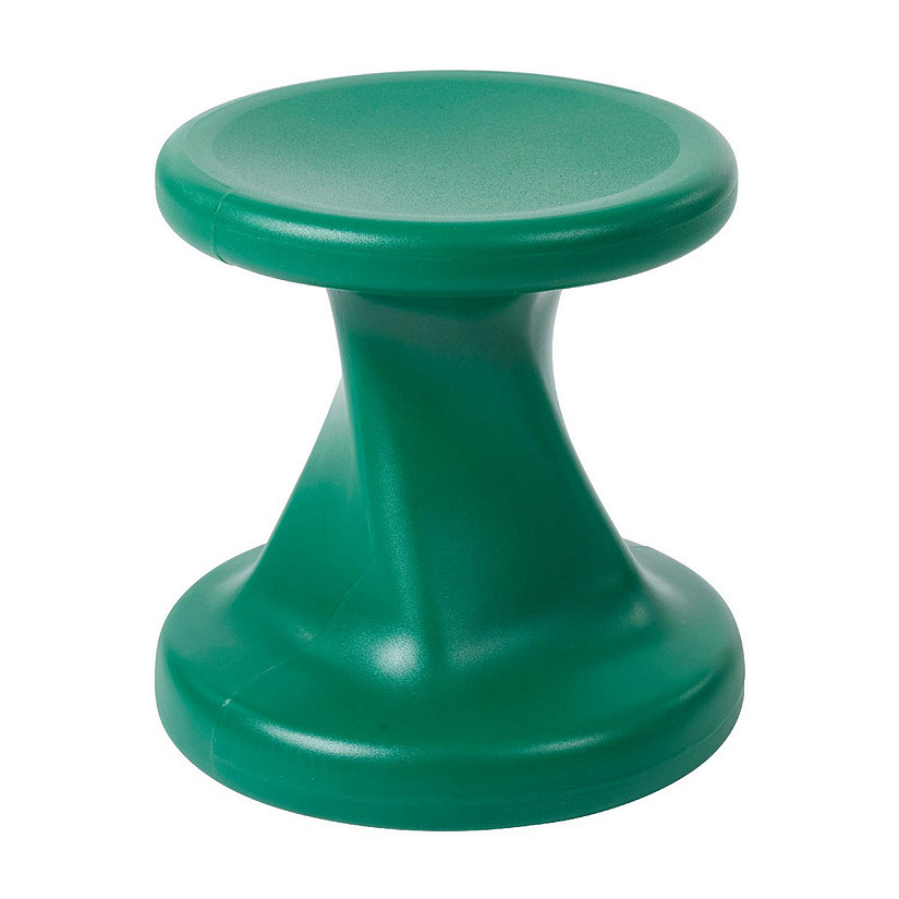 ECR4Kids Twist Wobble Stool, 14in Seat Height, Active Seating, Green Image