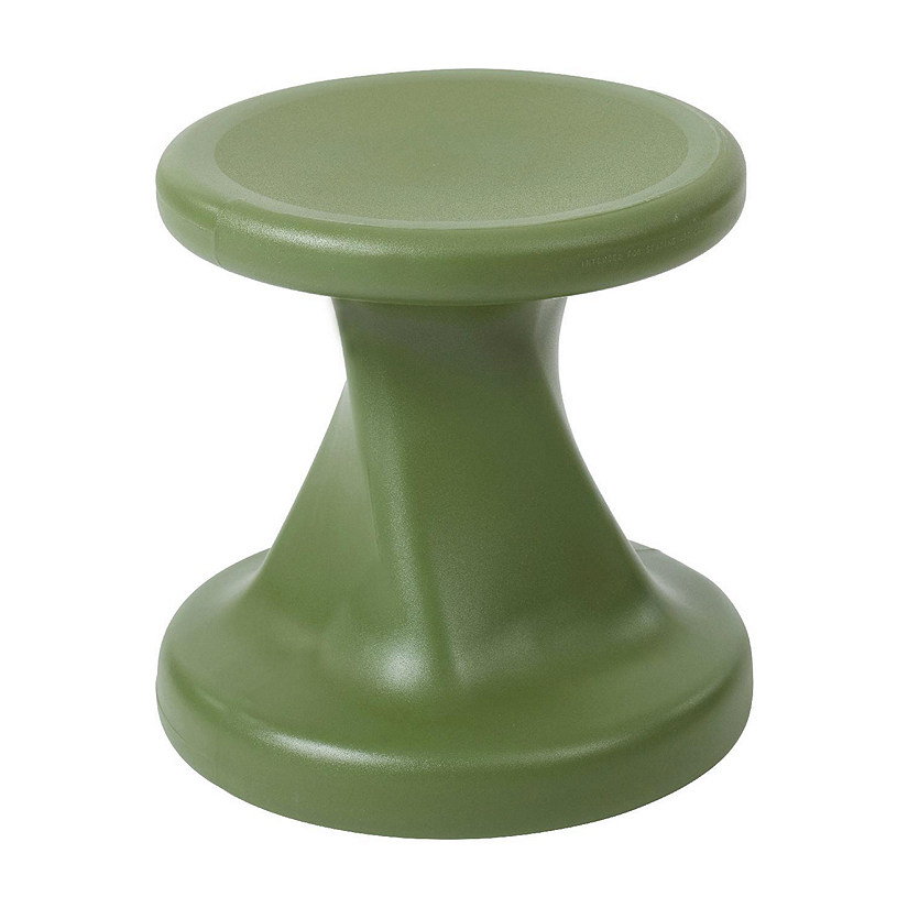 ECR4Kids Twist Wobble Stool, 14in Seat Height, Active Seating, Hunter Green Image