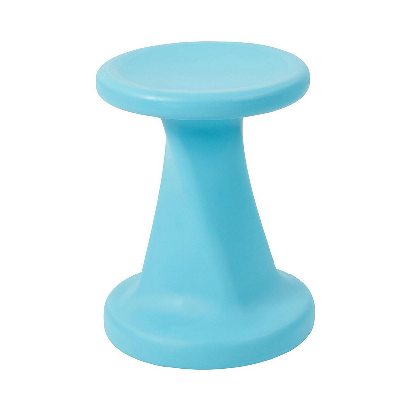 ECR4Kids Twist Wobble Stool, 18in Seat Height, Active Seating, Cyan Image