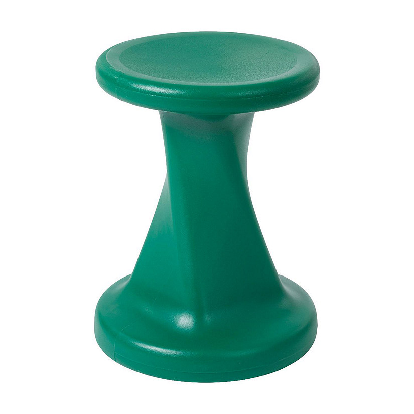ECR4Kids Twist Wobble Stool, 18in Seat Height, Active Seating, Green Image