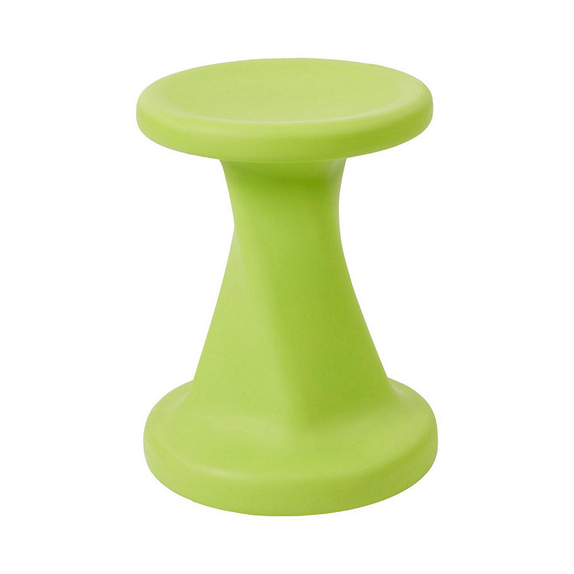ECR4Kids Twist Wobble Stool, 18in Seat Height, Active Seating, Lime Green Image