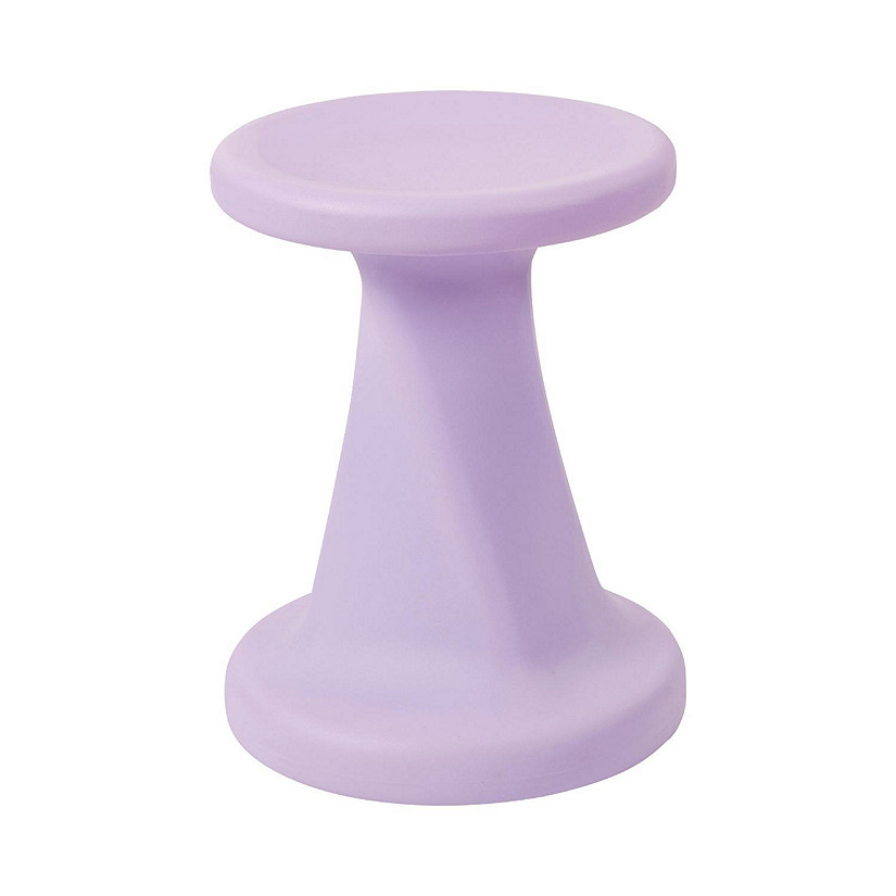 ECR4Kids Twist Wobble Stool, 18in Seat Height, Light Purple Image