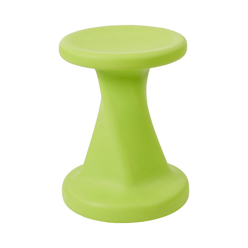 ECR4Kids Twist Wobble Stool, 18in Seat Height, Lime Green Image