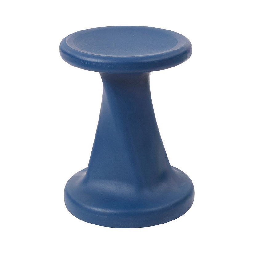 ECR4Kids Twist Wobble Stool, 18in Seat Height, Navy Image