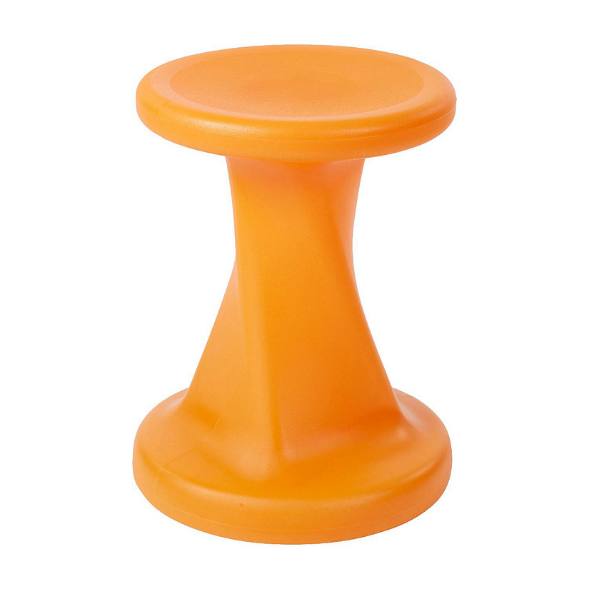 ECR4Kids Twist Wobble Stool, 18in Seat Height, Orange Image