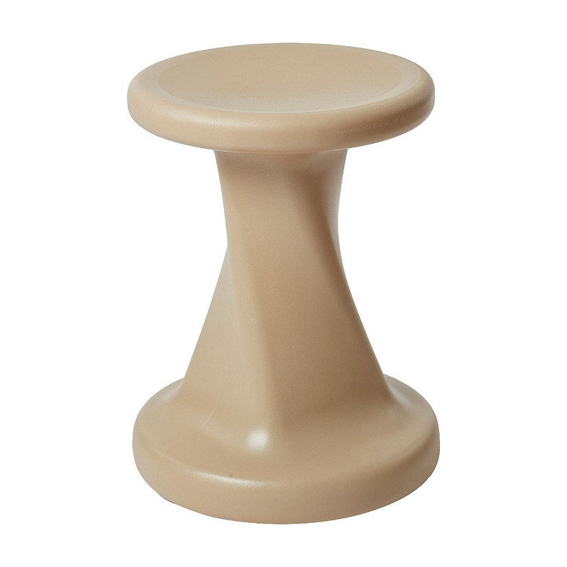 ECR4Kids Twist Wobble Stool, 18in Seat Height, Sand Image