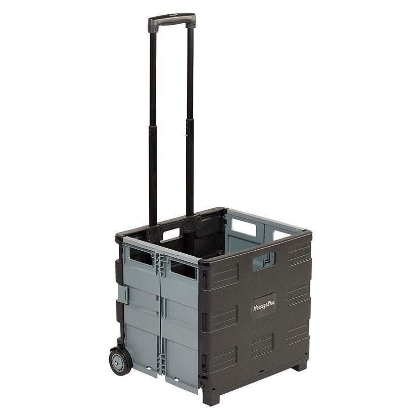 ECR4Kids Universal Rolling Cart, Black Image