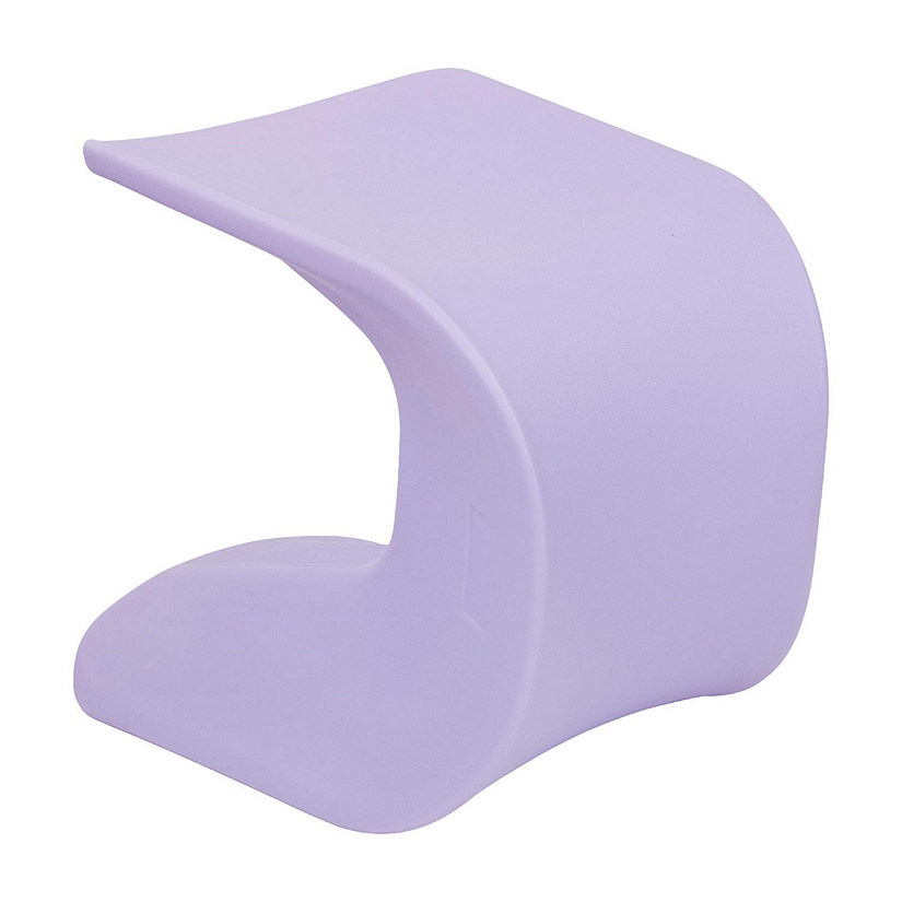 ECR4Kids Wave Seat, 18in - 19.6in Seat Height, Perch Stool, Light Purple Image
