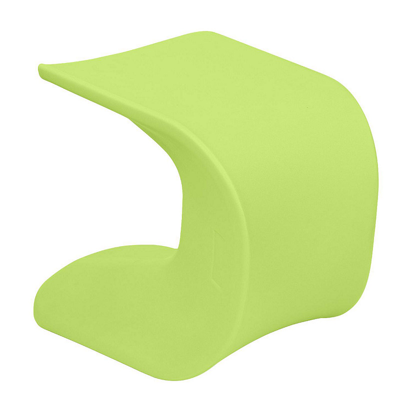 ECR4Kids Wave Seat, 18in - 19.6in Seat Height, Perch Stool, Lime Green Image