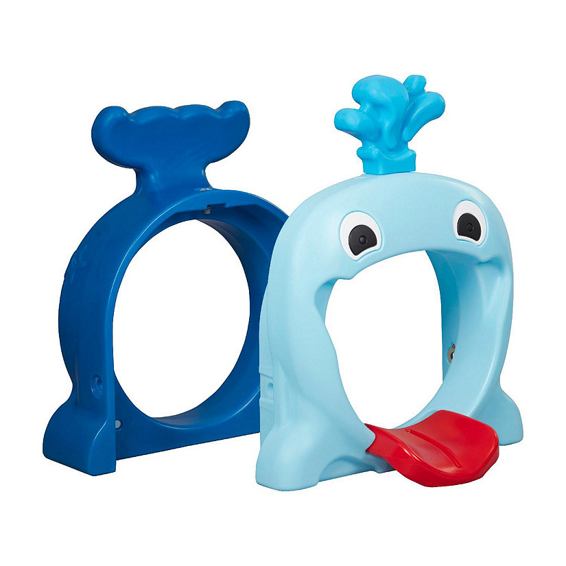 ECR4Kids Willow Climb-N-Crawl Whale, Head and Tail, Replacement Part, Splish Splash/Royal Blue Image