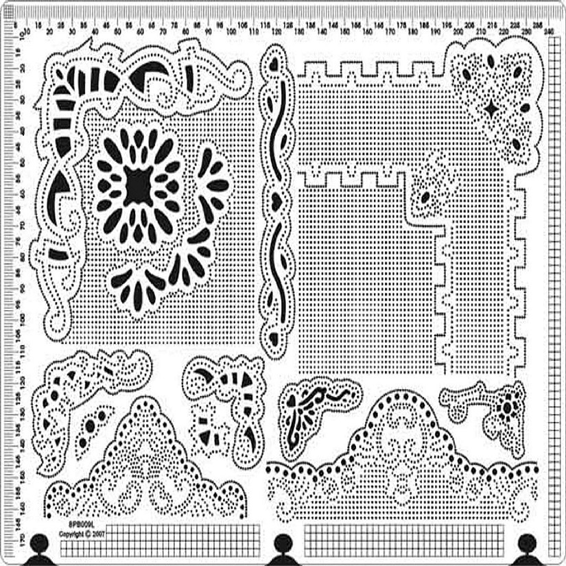 Ecstasy Crafts Exclusive Templates Large Corners and Edges Image