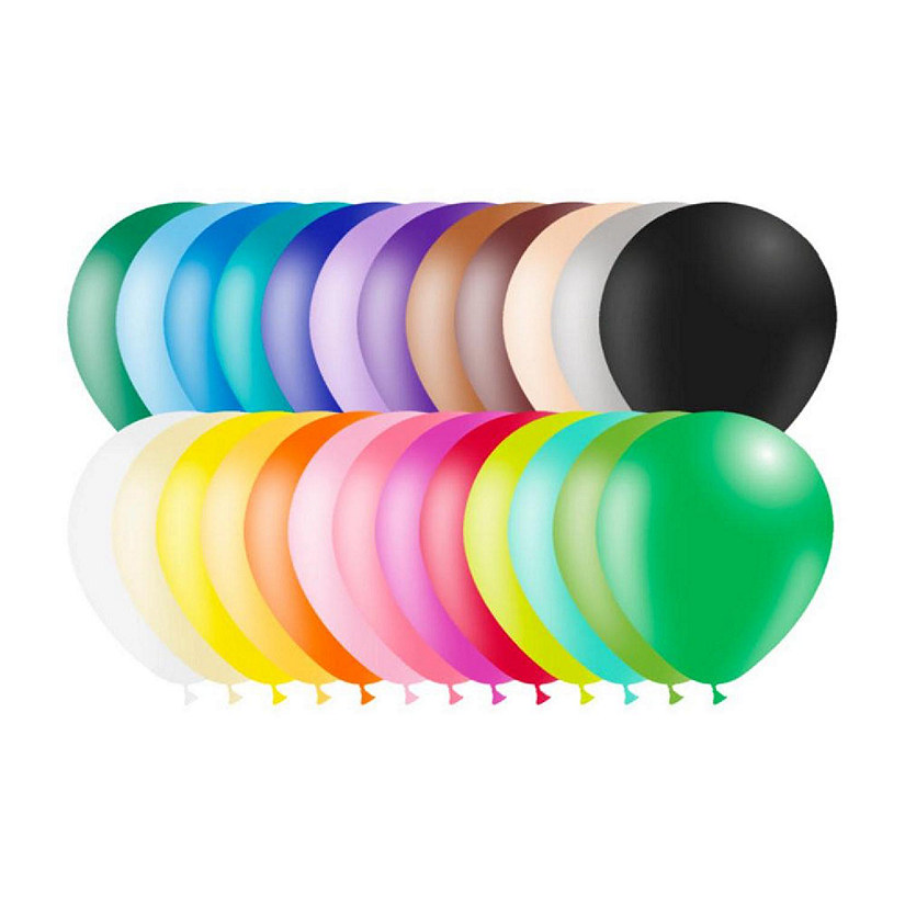 Edge Collections - 10" - Assorted Colors Balloons Image
