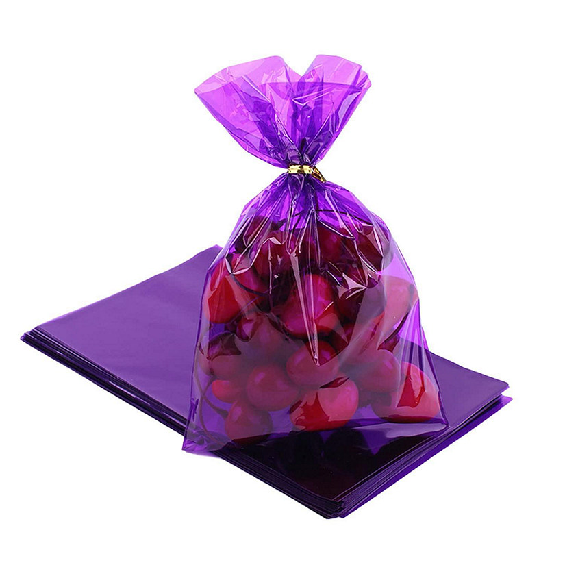 Edge Collections - 11" x 5" - Purple - Solid Color Cello Bags Image