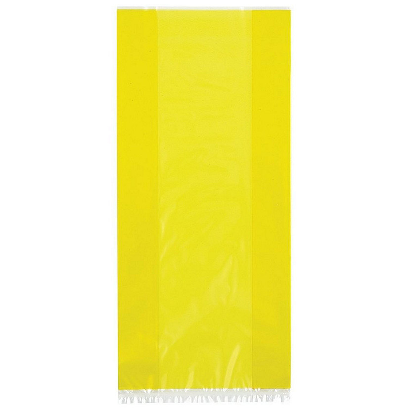 Edge Collections - 11" x 5" - Yellow - Solid Color Cello Bags Image