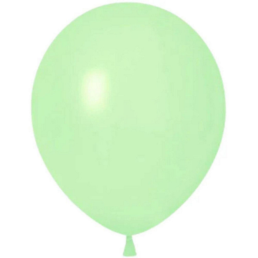 Edge Collections - 12" - Premium Macaroon Green Balloons Image