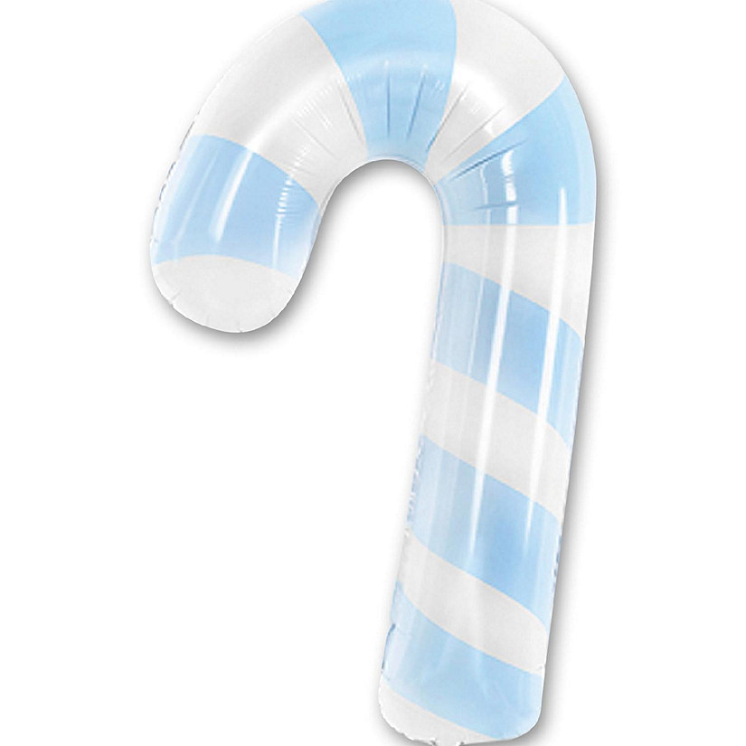 Edge Collections - 16" - Blue - Pastel Candy Cane Decoration Image