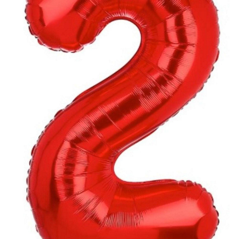 Edge Collections - 16" - Red - Foil Number 2 Image